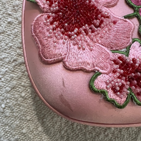 JW PEI light pink floral purse flowers handbag bag spring summer - Picture 5 of 5